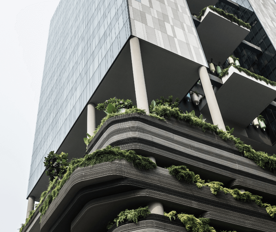 edificios verdes